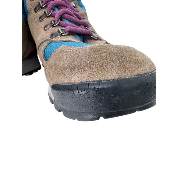 VTG Merrell Westwind GTX Air Cushion Hiking Boots Womens 7.5‎ Brown Blue Lace Up - Picture 8 of 16